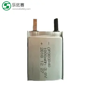 Cp383040薄膜电池1000毫安时3伏Cp383040薄柔性电池3v薄电池跟踪系统原电池