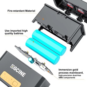 ZGCINE 5200 Mini caja de carga de batería Kit de batería para <span class=keywords><strong>GoPro</strong></span> <span class=keywords><strong>Hero</strong></span> 11 <span class=keywords><strong>10</strong></span> 9 8 7 6 5 mAh caja de almacenamiento inteligente banco de energía tarjeta TF - Product Image 5