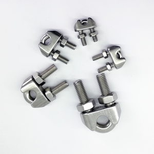 Abrazaderas <span class=keywords><strong>de</strong></span> Cable <span class=keywords><strong>de</strong></span> Acero Inoxidable <span class=keywords><strong>de</strong></span> Grado Marino, Abrazaderas en U <span class=keywords><strong>de</strong></span> Alta Resistencia para Aparejos, Elevación <span class=keywords><strong>y</strong></span> Uso Industrial - Product Image 2