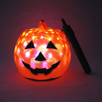 Citrouille lumineuse en LED, 7 couleurs, pour Halloween, lanternes, bac à bonbons, décoration de Table, flambant neuf