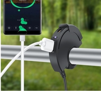 Universelles Fahrrad-Handy-Ladegerät mit Lenkerhalterung, USB-Anschluss und Typ-C Dual-Motorrad-USB-Ladegerät für schnelles Aufladen
