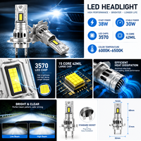Ampoule de phare LED A6, ampoule de phare LED H7, ampoule de phare LED H1 pour Hyundai H1 Starex, Plug & Play Canbus