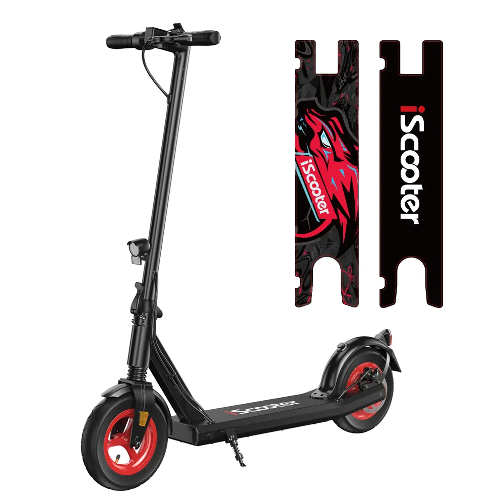 Iscooter i9S almacén de la UE 500W Motor 30 KM/H Velocidad máxima todoterreno 10AH plegable adultos inteligente eléctrico con APP scooters eléctricos
