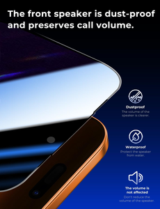 Película de Vidrio Templado Antiestática 2.5D 9H ESD <span class=keywords><strong>Ultra</strong></span> Resistente a Impactos con Privacidad de 28 Grados para iPhone 17 - Product Image 3