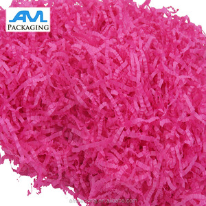 Embalaje de regalo cosmético, papel de relleno de tejido triturado arrugado de Color teñido para regalo - Product Image 1