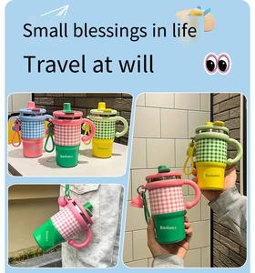 MAIMA Factory Direct Alta calidad 550ml Cerámica Interior 304 Acero inoxidable Botella de agua aislada al vacío Tapa abatible Niños - Product Image 4