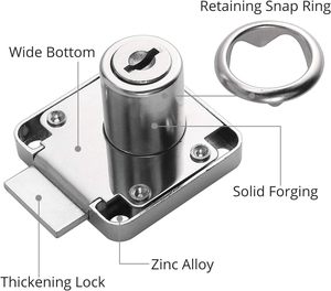 Hot Sale Wholesale Hardware <strong>Lock</strong> Zinc 138-22 Iron Safe Cabinet <strong>Lock</strong> <strong>Drawer</strong> <strong>Lock</strong> <strong>With</strong> Keys - Product Image 4