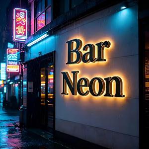 Letrero Luminoso con Nombre en 3D, Letrero Retroiluminado LED, Logotipo Acrílico Dorado, Acero Inoxidable, Decoración Interior, Fácil Instalación, en Oferta - Product Image 1