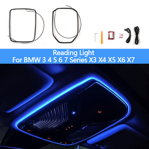 โคมไฟเพดานอ่านหนังสือไฟราว LED สีสันสดใสสำหรับรถ BMW 3 4 5 6 7ชุด X3 X4 X5 X6 X7ไฟตกแต่งภายในรถยนต์ - Product Image 1