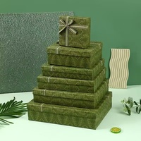 Boîtes cadeaux carrées grises haut de gamme en gros, boîtes vides avec couvercles et nœuds pour emballage de rouges à lèvres, cosmétiques et cadeaux d'anniversaire