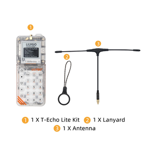 Terminal portable IOT NRF52840 SX1262 LoRa <span class=keywords><strong>GPS</strong></span>, émetteur-récepteur de communication avec écran E-Paper de 1,22 pouces, kit T-Echo Lite - Product Image 4