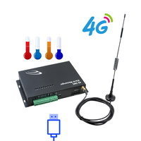 Registrador de datos de humedad y temperatura, Control remoto de teléfono móvil, interruptores de relé, USB, Gsm, Sms, 4g