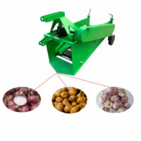 Cosechadora de Patatas de Cuatro Ruedas con Tracción por Tractor YT en Venta - Mini Cosechadora Combinada para Patatas Dulces y Zanahorias
