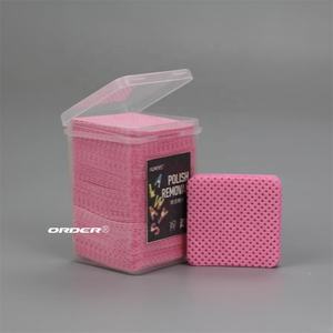 Rosa Wimpern verlängerung kleber Reinigungs entferner Vlies pads Wimpern kleber Düse fussel freie Reinigungs tücher - Product Image 1