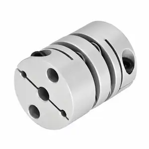 Factory Customization Precision Aluminum clamping flexible double disc coupling for vacuum pumps