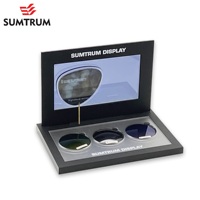 Écran LCD polarisé de 10 pouces avec plateau, testeur de luxe pour les présentoirs de lunettes en magasin d'optique, voir la vidéo par Polarized Lens