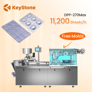 Máquina de Envasado de Cápsulas y Tabletas en Blíster Plano de Aluminio, Máquina de Sellado y Formación de Blísteres - Product Image 1