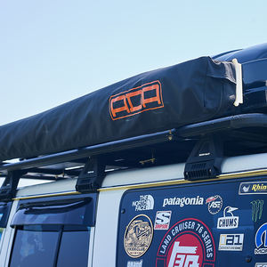 Tente extérieure de toit de voiture sur pied à 270 degrés avec lumières pour la randonnée pédestre pique-niques bateaux néerlandais camping - Product Image 5