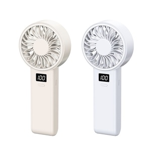 2026 Summer Outdoor Foldable Handheld <b>Fan</b> <b>Rechargeable</b> 1200mAh Battery 5-Speed USB Charging Air Cooling Portable Design Car - Product Image 2