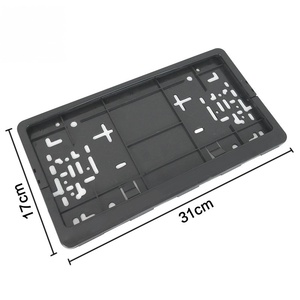 License Plate <b>Frame</b> Custom,US Standard PP Material <b>Swing</b>-Open License Plate <b>Frame</b> Customizable Logo - Product Image 1