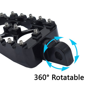พักเท้าอะลูมิเนียม CNC สีดำ สำหรับรถมอเตอร์ไซค์ฮาร์เลย์ เดวิดสัน 883 1200 สตรีท อะไหล่แต่งเพิ่มประสิทธิภาพ - Product Image 3