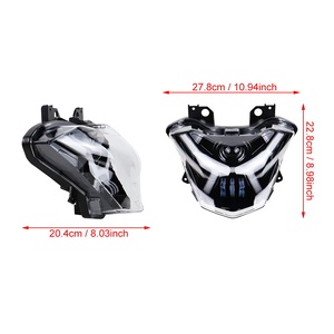 ชุดไฟหน้า LED ไฟสูง-ต่ำ พร้อมไฟ DRL สำหรับ <span class=keywords><strong>Kawasaki</strong></span> <span class=keywords><strong>Versys</strong></span>-<span class=keywords><strong>X</strong></span> <span class=keywords><strong>300</strong></span>/<span class=keywords><strong>Versys</strong></span> <span class=keywords><strong>X</strong></span> <span class=keywords><strong>300</strong></span> ABS ปี 2017-2021 - Product Image 3