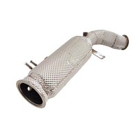 Ecnal pour Audi A4 Allroad A5 B9.5 – Downpipe d'échappement droit en acier inoxydable avec isolateur pour filtre à particules (OPF)