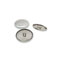 Boutons en métal aluminium à tige, prix de gros, coquilles vierges, boutons recouverts de tissu pour meubles, canapé, rembourrage