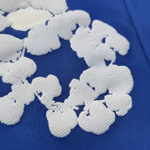 Oferta del 50%: Conjuntos Deportivos de Algodón 100% para Hombre, Sudaderas con Estampado Puff Estilo Denim, Sudaderas con Capucha Estilo Tears, Ropa para Hombre, Sudaderas con Capucha 1 1 - Product Image 1