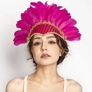 Veren Kroon Indian Veren Hoofdtooi Hoofddeksel Hoofdband - Product Image 2