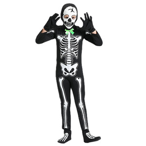 Disfraz <span class=keywords><strong>de</strong></span> calavera <span class=keywords><strong>de</strong></span> <span class=keywords><strong>terror</strong></span> para niños, ropa <span class=keywords><strong>de</strong></span> esqueleto que brilla en <span class=keywords><strong>la</strong></span> <span class=keywords><strong>oscuridad</strong></span> para baile, Carnaval, fiesta <span class=keywords><strong>de</strong></span> Cosplay, <span class=keywords><strong>película</strong></span> <span class=keywords><strong>de</strong></span> TV - Product Image 6