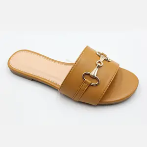wholesale New design luxury classic Casual Ladies Slippers And Sandals For girl Fashion outdoor Summer Flat Sandals for women
