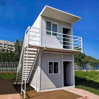 Maison préfabriquée à installation rapide, conteneur de 20 pieds ou 40 pieds, structure en acier durable |   Maison Modulaire Écologique pour Bureau et Habitation