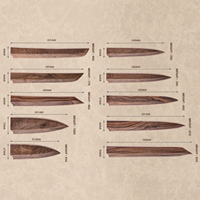 Juego de Cuchillos para Sashimi de Alta Calidad con Funda Magnética de Madera de Nogal, Protector de Cuchillas para Cocina