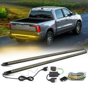 Barra <span class=keywords><strong>de</strong></span> Luces LED <span class=keywords><strong>de</strong></span> 60 Pulgadas para Puerta Trasera <span class=keywords><strong>de</strong></span> Camioneta, Luces <span class=keywords><strong>de</strong></span> Giro Ámbar, Luces <span class=keywords><strong>de</strong></span> Freno Rojas, para Ford F150 F250 Superduty F350 - Product Image 1