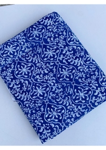 Tissu en coton indien magnifiquement tricoté, imprimé à la main, à motifs floraux, de poids moyen, respirant, écologique, vendu au mètre - Product Image 5