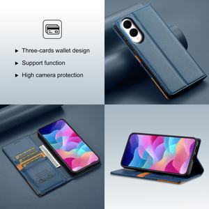 Étui portefeuille à rabat magnétique en cuir PU pour <span class=keywords><strong>Samsung</strong></span> S25 Edge S24 Ultra S23 Plus S22 S21 FE S20 S10 S9 S8 Cards Bag Phone <span class=keywords><strong>Cover</strong></span> - Product Image 5