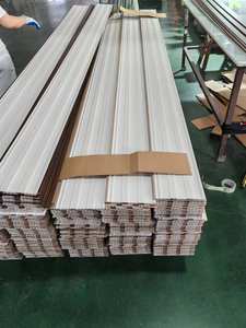 Feuille <span class=keywords><strong>de</strong></span> haute qualité <span class=keywords><strong>plaque</strong></span> d'immatriculation panneau à lattes vinyle intérieur Wpc revêtement mural - Product Image 3