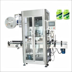 Máquina automática para etiquetar con film retráctil latas de chicle, botellas redondas y cuadradas - Product Image 1