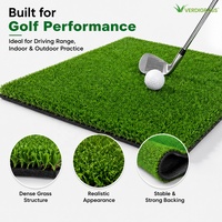 Gazon artificiel de golf professionnel Champ 81UF de 15 mm pour practice et zone de putting, résistant aux UV, réaliste