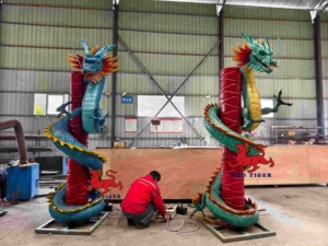 Fantástico Dragón Animatrónico de Simulación para Exhibiciones y Eventos - Product Image 5