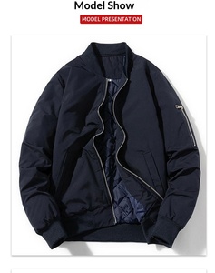 Custom Motorcycle Flight <strong>Women</strong> Men's <strong>Jacket</strong> Coat Winter Thickened Cotton <strong>Padding</strong> Bomber Zipper <strong>Jacket</strong> Men - Product Image 5