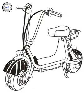 Scooter électrique à grande roue, nouveau design 2021, moto électrique pour adultes, acheter des vélos électriques en Chine - Product Image 2