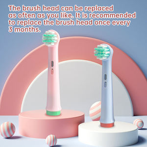 فرشاة أسنان كهربائية للشحن الصوتي للبالغين مع شعر ناعم مقاومة للماء IPX7 بطارية USB للاستخدام المنزلي والسفر - Product Image 4
