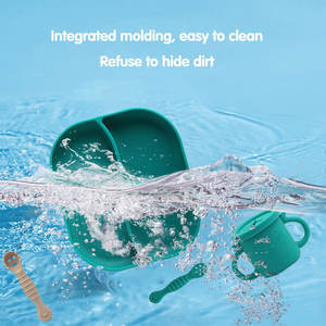 Juego de 9 Utensilios de Silicona Suave para Alimentación de Bebés, Incluye Cuchara y Tenedor, Apto para Bebés de 0 a 12 Meses, Grado Alimenticio - Product Image 3