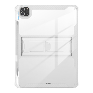 Capa de TPU para <span class=keywords><strong>iPad</strong></span> Air 11 polegadas 13 polegadas 2024 transparente com suporte dobrável e porta-lápis para tablet <span class=keywords><strong>iPad</strong></span> Pro 12.9 2022 - Product Image 5