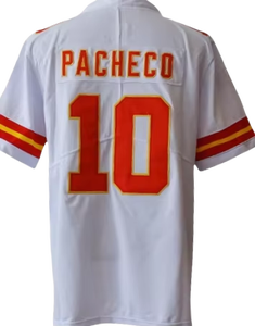 Camiseta de Fútbol Americano Cosida de los Kansas City Chiefs para Hombre, con los Números 15 de Patrick Mahomes, 87 de Travis Kelce, 10 de Pacheco, 32 de Bolton, 4 de Rice, 1 de Worthy y 8 de Hopkins - Product Image 4