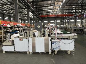 Usine de tissu non tissé à grande vitesse Lingettes industrielles Machine de découpe à chaud Machine de refendage de tissu de lunettes Machine de refendage de rouleau - Product Image 3