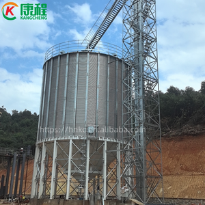 Petit silo à grain en acier galvanisé ondulé, 100 à 1000 tonnes, contrôle numérique, <span class=keywords><strong>bac</strong></span> <span class=keywords><strong>de</strong></span> <span class=keywords><strong>stockage</strong></span> d'aliments à vendre - Product Image 4