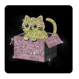 Motif de décalcomanie personnalisé en strass thermocollant pour animaux (drake chinois, licorne) - Product Image 5
